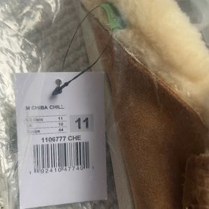 Sanuk Men’s Size 11 Chiba Chill with faux fur lining